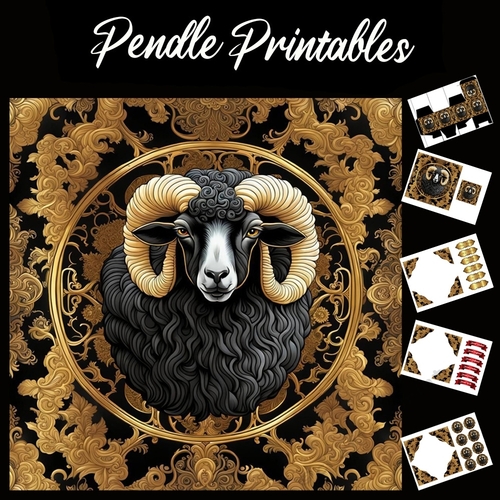 Nursery Rhyme: Baa Baa Black Sheep 10 7x7 Card Kit. Matching Box, Gift Bauble,Tag