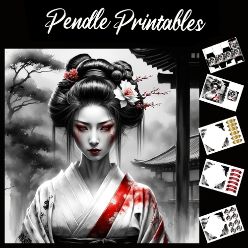 Red Eyes Beauty 7x7 Card Kit. Matching Box, Gift Bauble,Tag