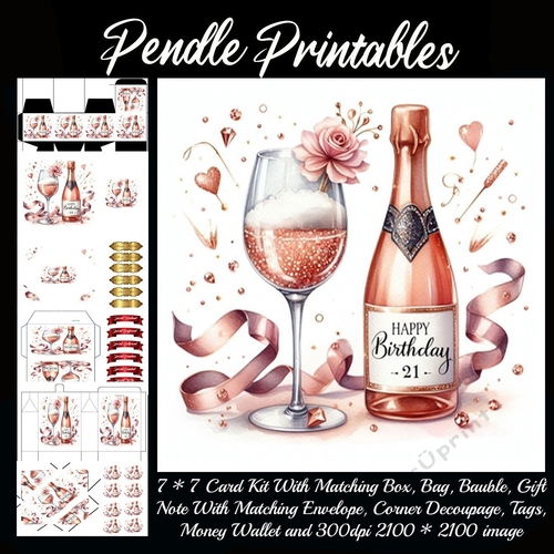 Peach Fizz 21st Birthday Complete Kit