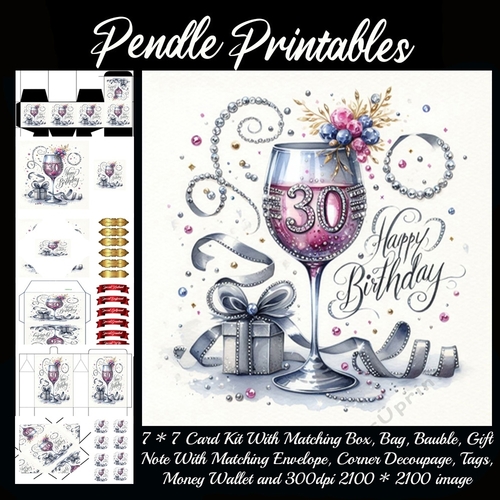 Berry Fizz 30th Birthday Complete Kit