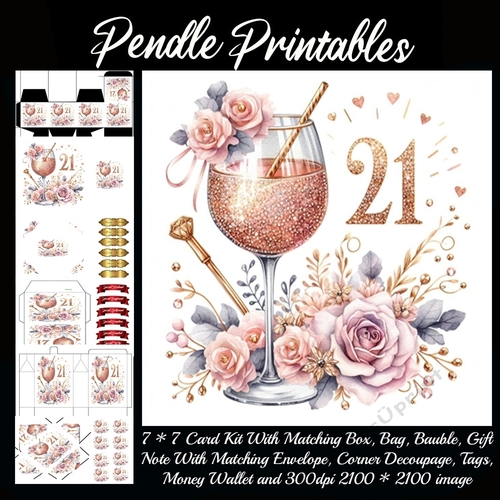 Golden Fizz 21st Birthday Complete Kit