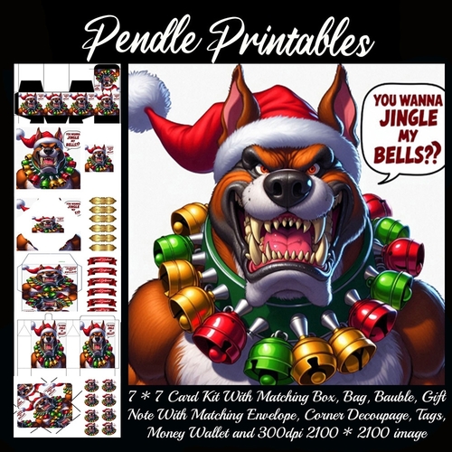 You Wanna Jingle My Bells?  Mad Dog. 9 Piece 7x7 Complete Kit