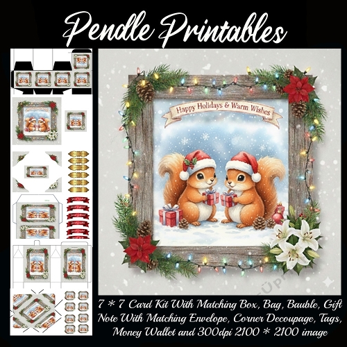 Jingle Twins Share Presents Sparkles And Cozy Holiday Giggles Tonight. 9 Piece 7x7 Complete Kit