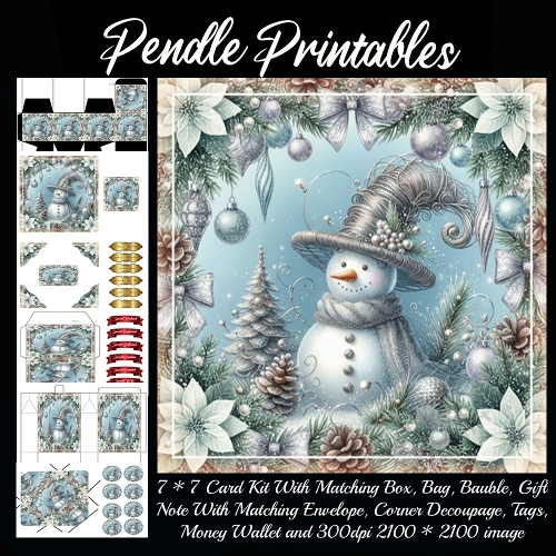 Gentle Gardenia smiles softly at her little singing friend. 9 Piece 7x7 Complete Kit