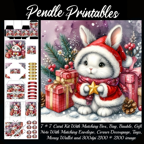 NEW STORY CARD. Santas Little Hopper