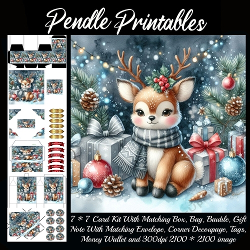 NEW STORY CARD. The Festive Forest Fawn