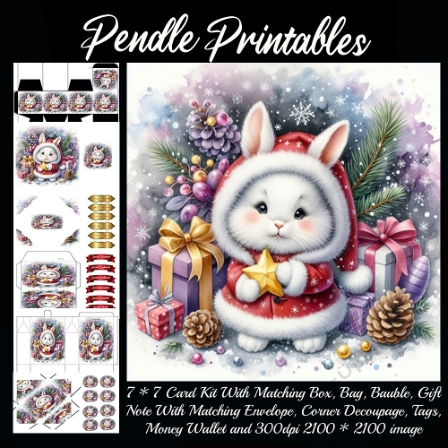 NEW STORY CARD. The Bunnys Christmas Wish