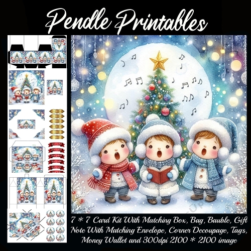 NEW STORY CARD. The Joyful Little Carolers