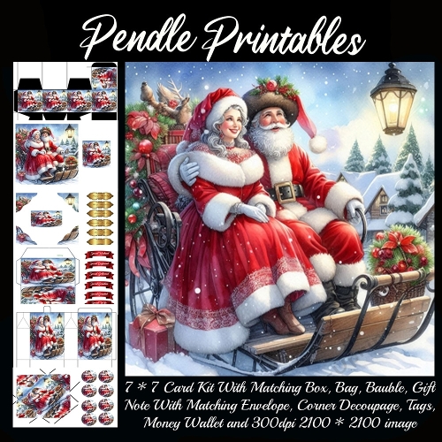 NEW STORY CARD. The Clauses Magical Sleigh Ride