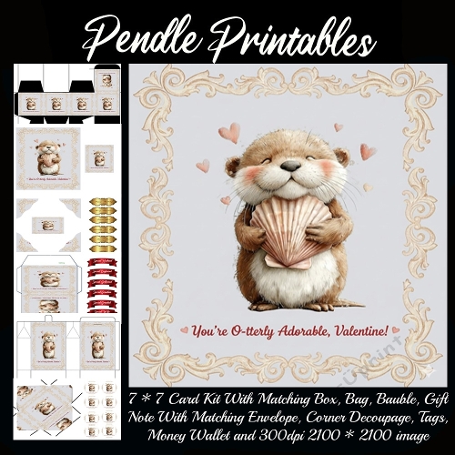 Youre otterly. Full kit, card, box, bag, tag, money wallet and more