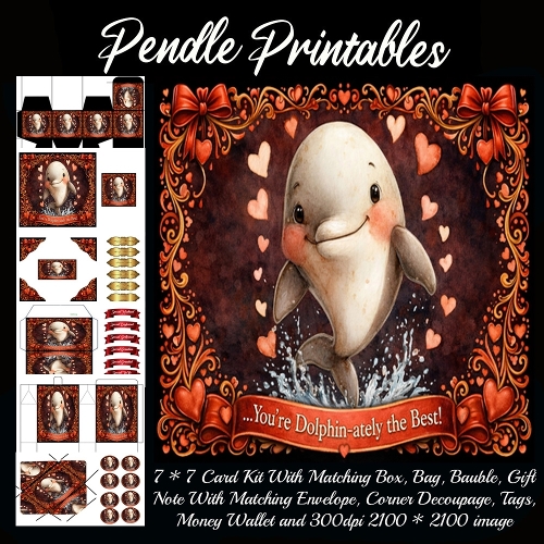 Youre dolphin. Full kit, card, box, bag, tag, money wallet and more