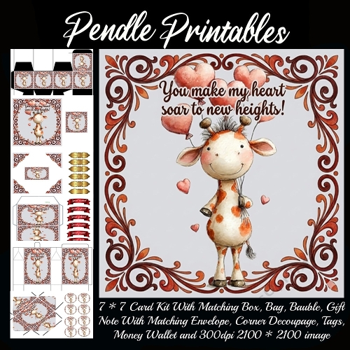 NEW POEM CARD . Moo Cow. Full 9 piece matching kit