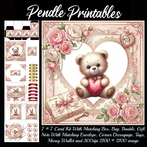 Tartan Teddys Valentine Vow. Poem,
