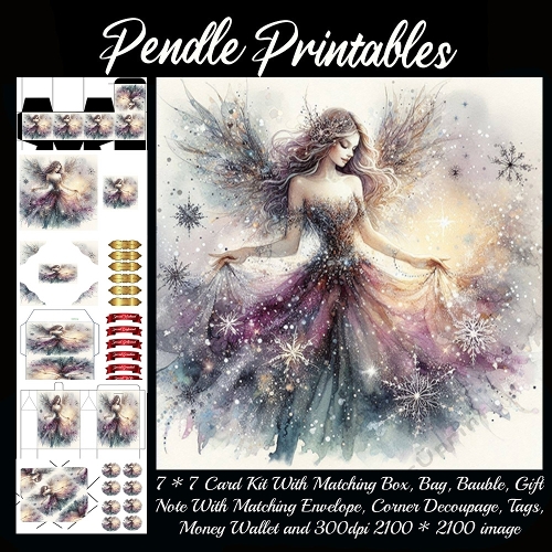 A Sparkling Winter Fairy Dancing Through A Magical Snowy Gala.