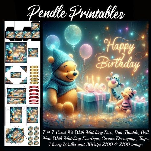 A Sweet Birthday Celebration With Pooh And All His Friends.