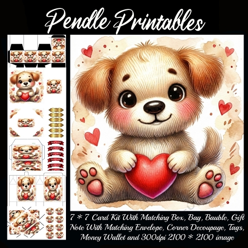 Valentines Cute Puppy 10
