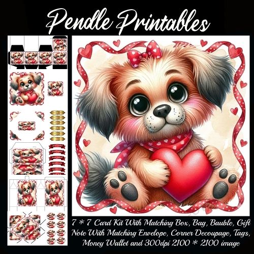 Valentines Cute Puppy 11