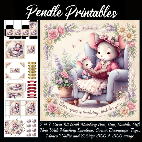 Once Upon A Dreamer. Gift bag, Money wallet, Tag, Bauble, Gift Card, Envelope. Large Image, Image without border.