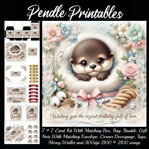 Wishing you the coziest birthday full of love. Gift bag, Money wallet, Tag, Bauble, Gift Card, Envelope. Large Image, Image without border.