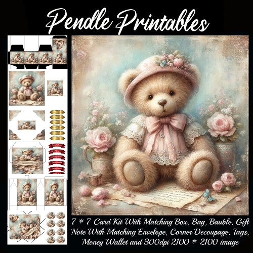 Portrait Style Teddy Bear