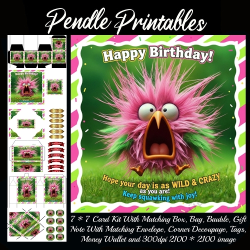 Hope youre day is as wild,  7*7 card 