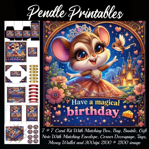Have a magical birthday ,  7*7 card 