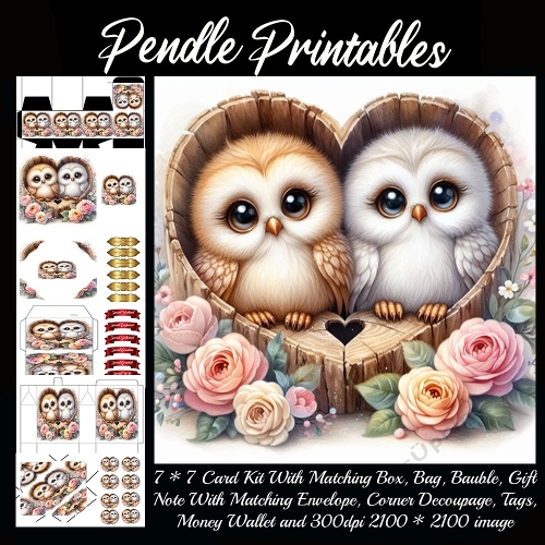 Baby Owls Heart Hideaway
