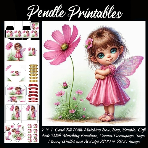 Cute Fairy & Flower
