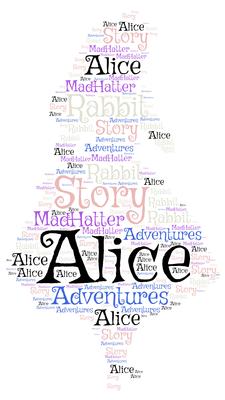 Alice Style Girl Word Art