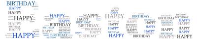 Easton Happy Birthday Word Art