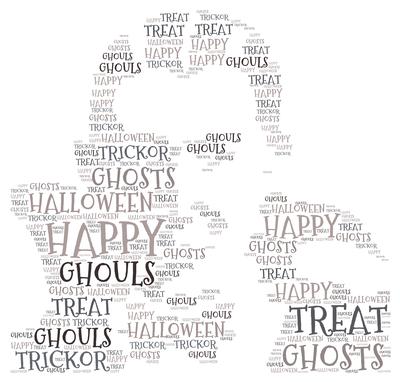Dracula Halloween Word Art