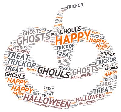 Halloween Pumpkin Word Art