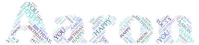 Happy Birthday Aaron