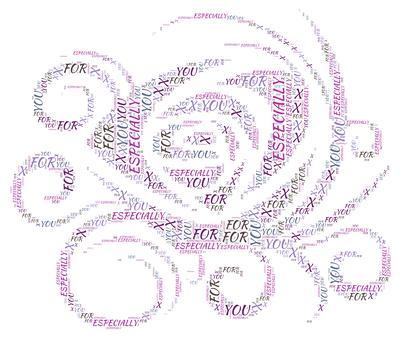 Especially for You Deco Style Rose Word Art