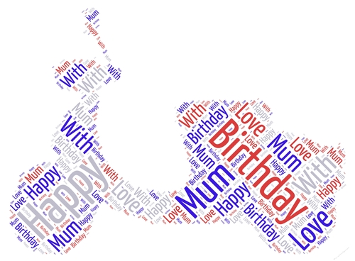 Happy Birthday Mum Mod Scooter