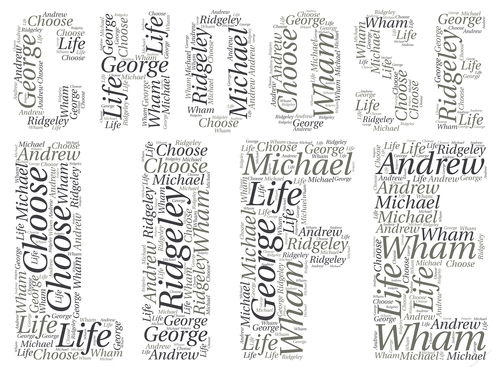 Wham Choose Life Logo Word Art