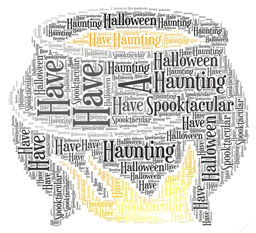 Halloween Cauldron Word Art