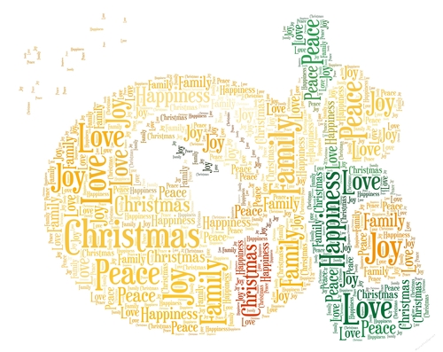 Merry Emoji  Word Art