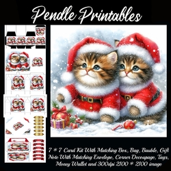 cup1315800_2229 - Christmas Kittens Complete Kit