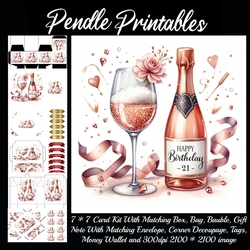 Peach Fizz 21st Birthday Complete Kit