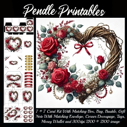 Valentines Beautiful Heart Wreath