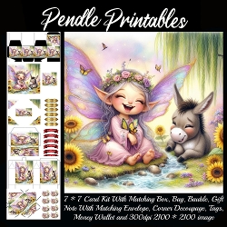 Cute Fairy & Donkey