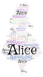 Alice Style Girl Word Art
