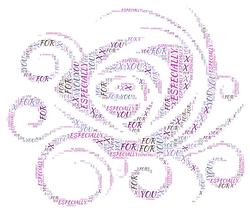 Especially for You Deco Style Rose Word Art