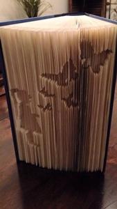 Cut and Fold Book Folding Pattern of Butterfly Girl