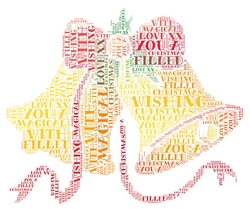 Christmas Bells Word Art