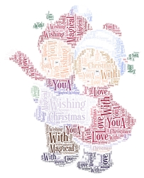 Christmas Carol Singers Word Art