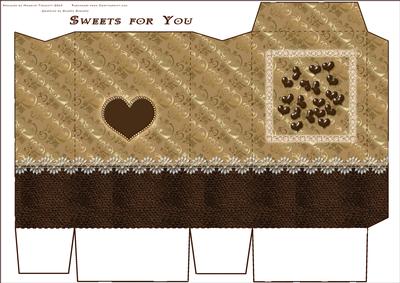 Chocolate, Hearts & Diamonds Gift Bag