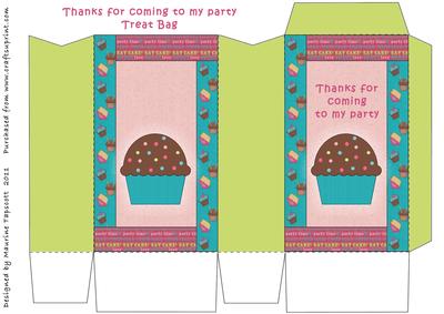 Birthday Party Treat Bag 1