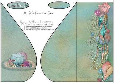 A Gift from the Sea Teardrop Card